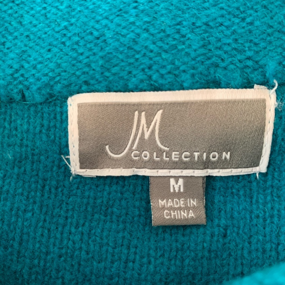 JM Collection Wool Cardigan - Picture 4 of 7